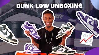 HOTTEST DUNKS OF MARCH? - NIKE DUNK VINTAGE GREEN AND COURT PURPLE UNBOXING