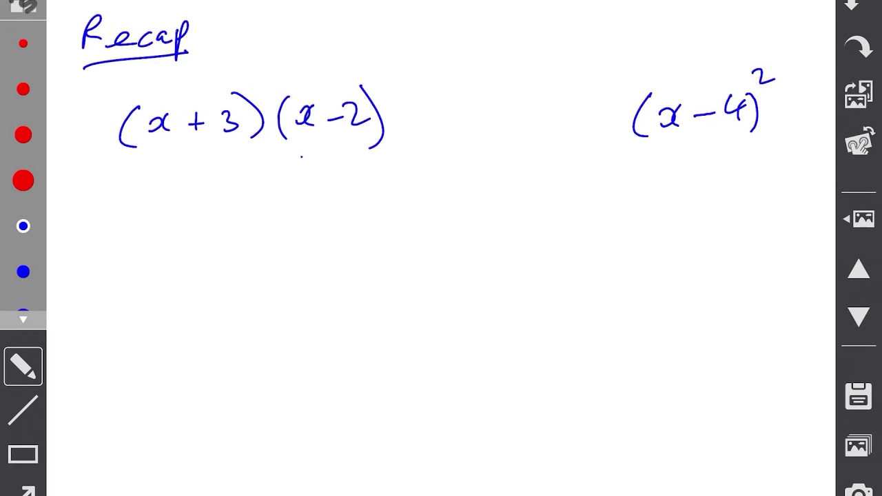Year 8 Expanding Brackets 2 YouTube