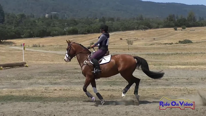 114XC Rebecca Severt on Zena SR Training Cross Country Woodside August 2018