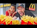 Eating ONLY McDonald's Fries for 24 HOURS 🍟