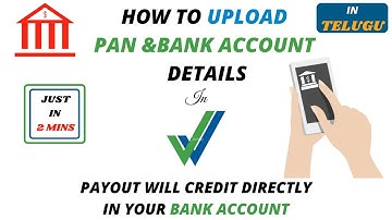 HOW TO UPLOAD PAN CARD & BANK DETAILS IN VESTIGE || TELUGU