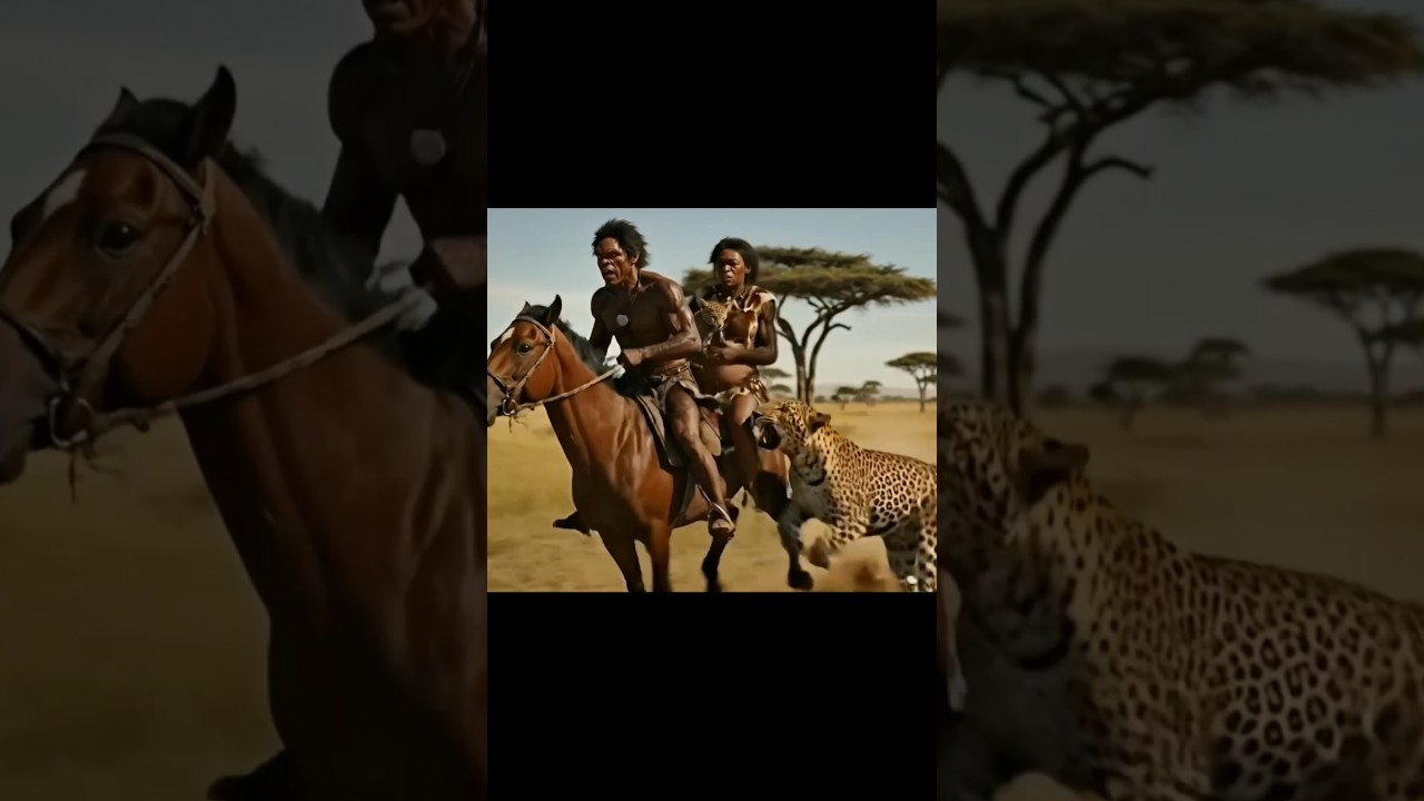 Leopard Mother Hunts the Tribe to Get Her Baby Back 