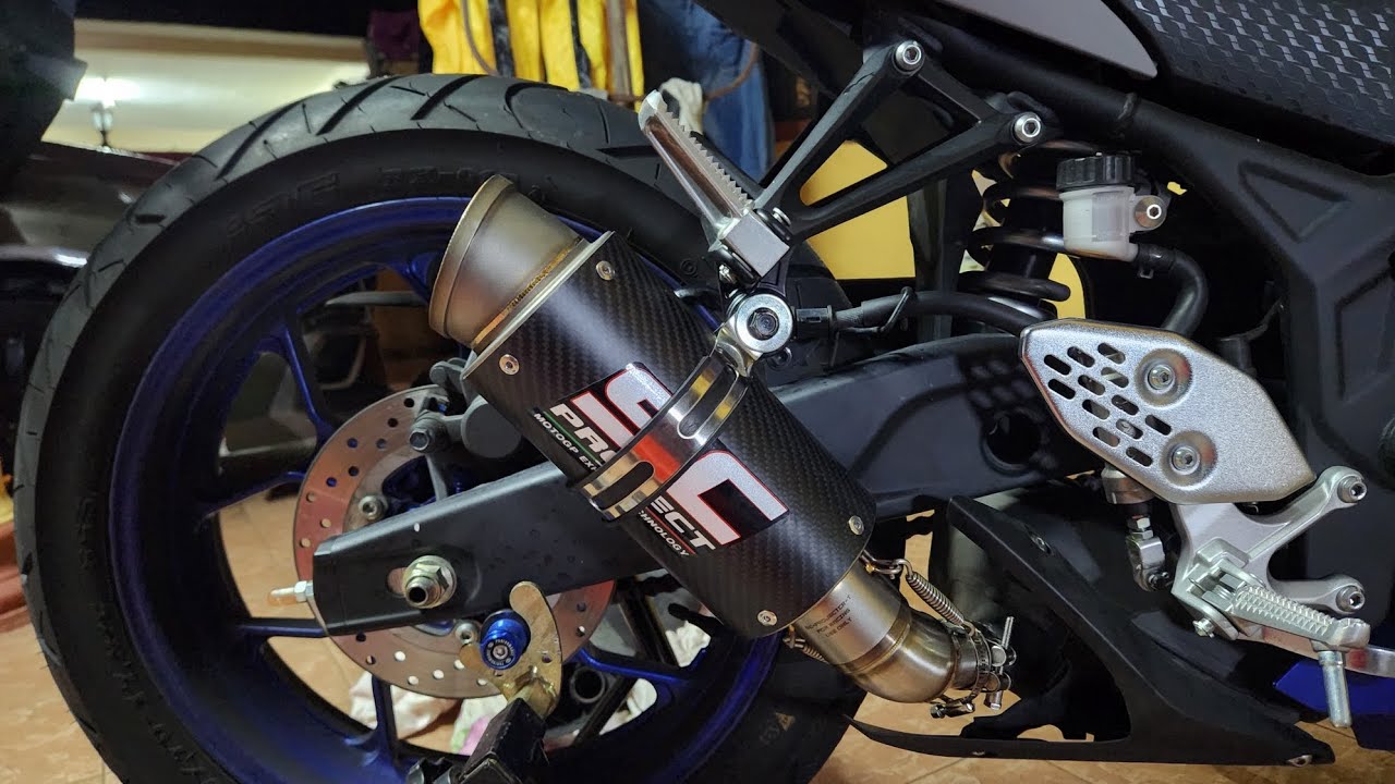 Yamaha YZF-R25 V2 Slip on Sc Project-Real Carbon Fibre #scproject # ...