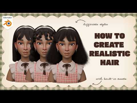 Easy Way to Make Realistic Hair in Blender