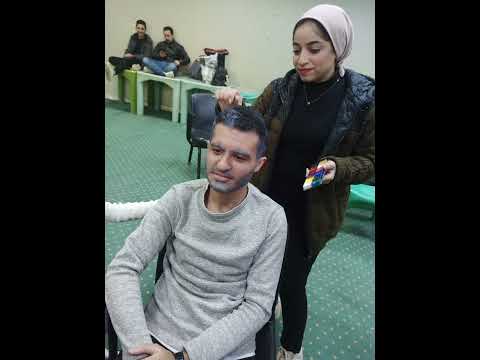 شخصيه رجل عجوز من مشاركتي ف مسرحية معروف الإسكافي آية حكم   ابلور  ترند