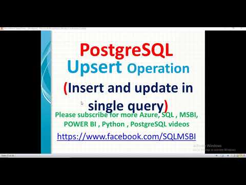 Postgresql Tutorials | Upsert in Postgresql | postgresql Insert on conflict | merge in postgresql