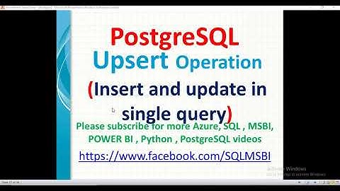 Postgresql Tutorials | Upsert in Postgresql | postgresql Insert on conflict | merge in postgresql