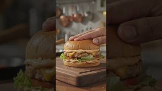 ? Crispy Chicken Burger Recipe! ?Watch this delicious / shorts #shortsfeed