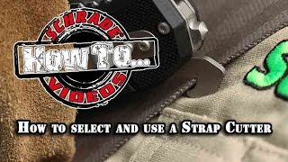 How to select and use a Strap Cutter - SCHRADE QUICK TIP
