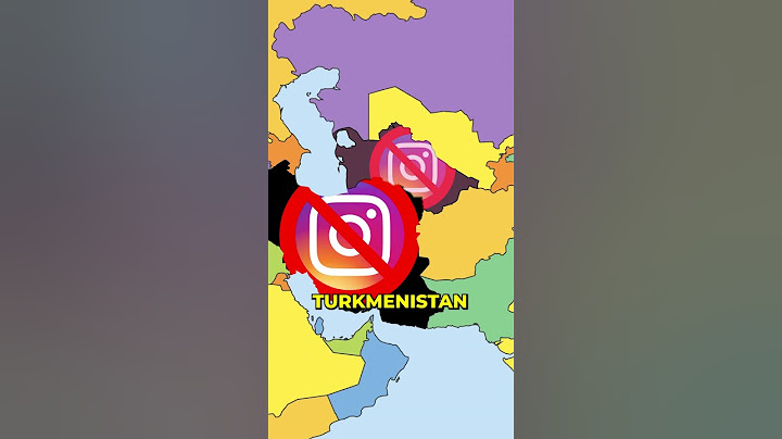 These 6 Countries Banned INSTAGRAM! #geography #maps #instagram