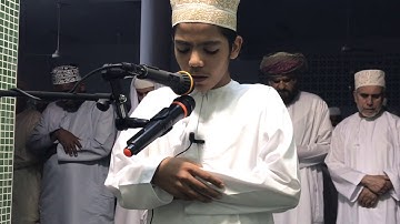 اسامه البلوشي ، سورة (فاطر ) من صلاة التهجد بمسجد الامام ابي حنيفة / صلاله سلطنة عمان