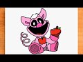 How to draw picky piggy smiling critters  poppy playtime