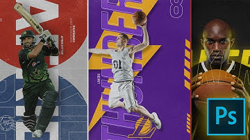 Modern Sports Poster Design in Adobe photoshop...