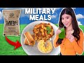 I tried eating army ration food for 24 hours mre meals