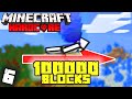 I Travelled 100,000 Blocks In Minecraft Hardcore 1.17 (#6)