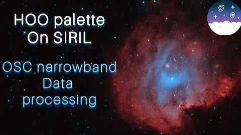 Processing OSC Narrowband data into HOO palette - Siril software