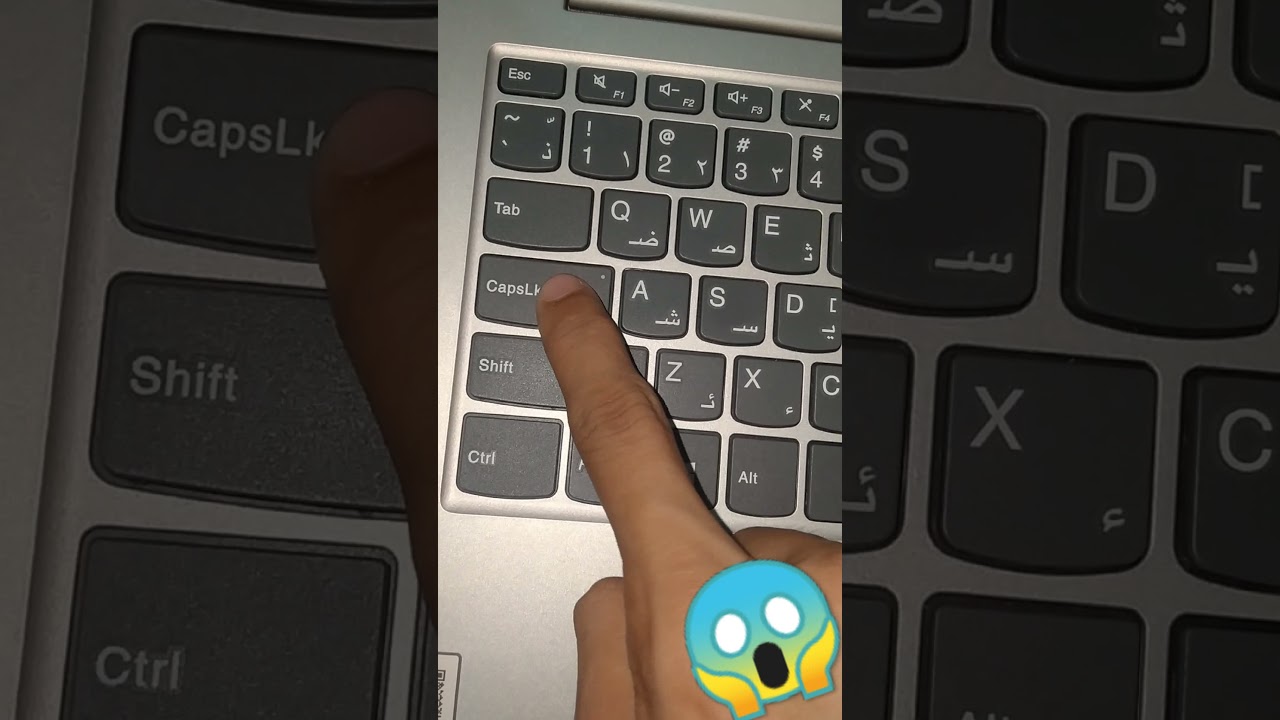 How to click a CapsLK key😱 