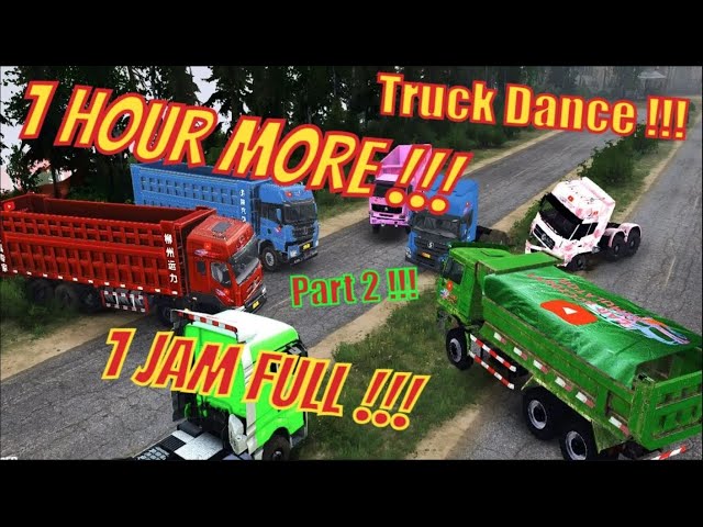 Truck Dance 1 JAM + !!! - 1 HOUR  MORE ! (Part 2) TRUK JOGET LUCU  TIK TOK  EXCAVATOR DUMP TRUCK class=