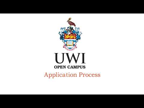 The UWI Open Campus Application Process