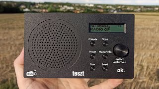 Ok Dab Radio Ord-101-Bt Unboxingquick Test Magyar