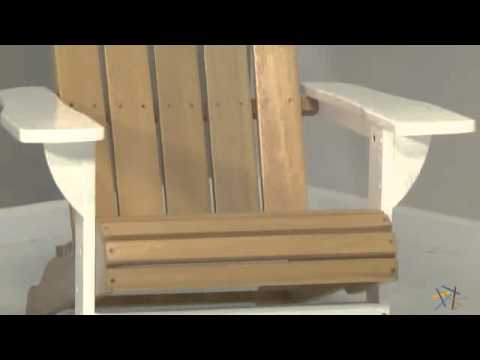 Shoreline Adirondack Chair Color Blocked Product Review Video