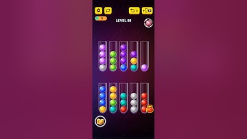 Ball Sort Puzzle 2021 Level 98 | Ball Sort Puzzle 2021 98