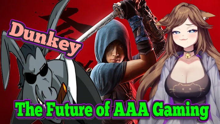 [I Hope They Have Girls With Swords, Like Skyrim] Future of AAA Gaming by VideoGameDunkey Reaction
