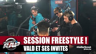 Vald - 1ère SESSION FREESTYLE ! avec Rafal, Charles BDL & Yonidas #PlanèteRap