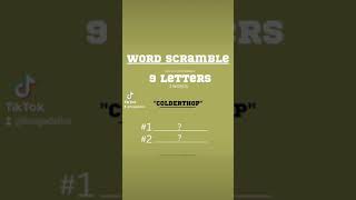 Word Scramble. 9 Letters. 2 Words. Can you get at least one? #havefun #fun #fungadelics #puzzle