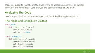 How to Properly Modify Values in a Singly Linked List with Python