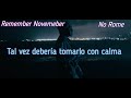 No Rome Remember November Subtitulada En Español mp3
