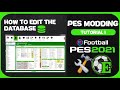 PES Modding Tutorial #1 - How to edit the PES2021 database