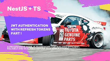 NestJS. JWT. Authentication with Refresh Tokens. Tutorial. Part 1