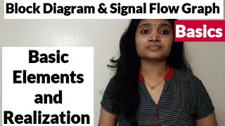 Block Diagram and Signal Flow Graph Basics| Basic Elements and Realization| Control Systems|DSP