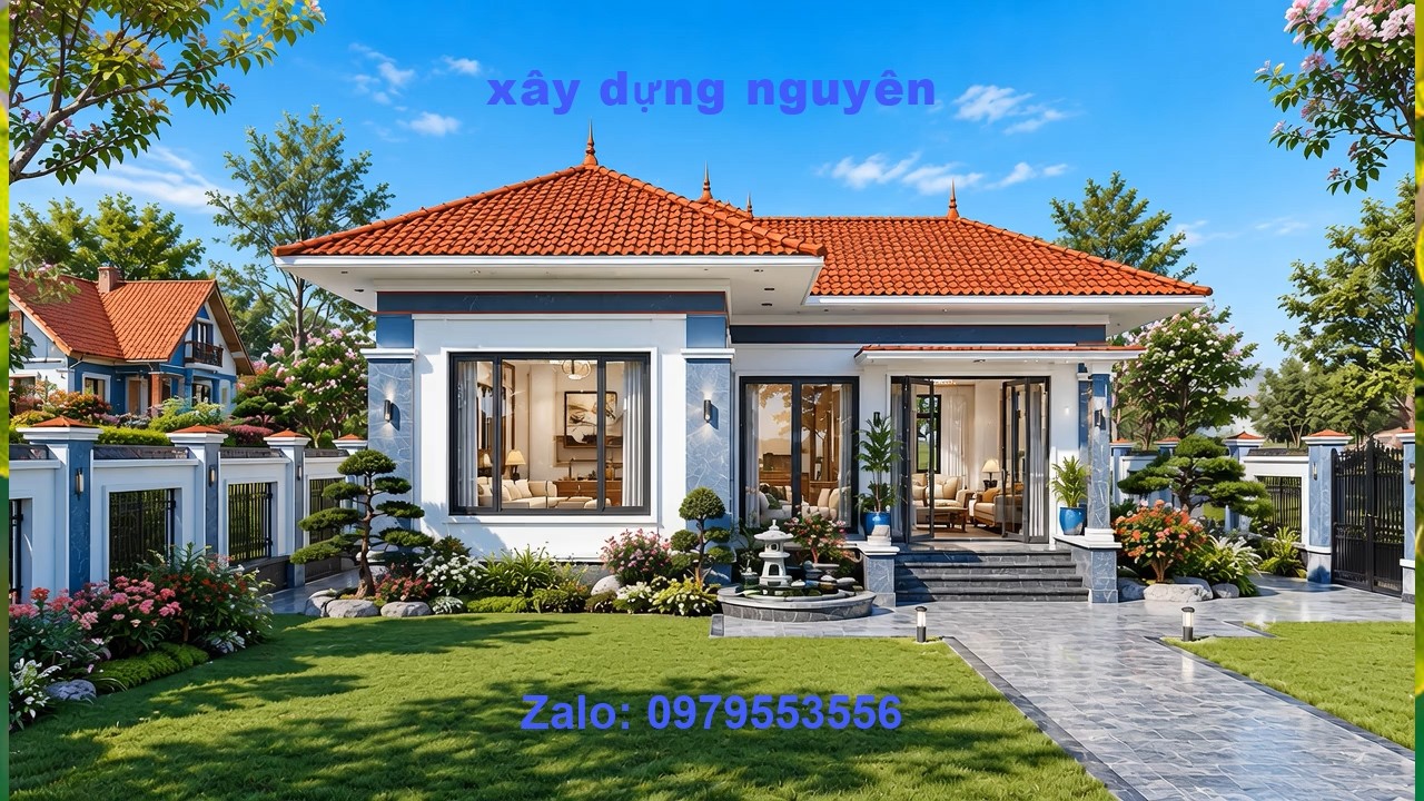 Mẫu Nhà Cấp 4 Mái Nhật Diện Tích 8x20m Thiết Kế 3 Phòng Ngủ #mainhat #nhacap4