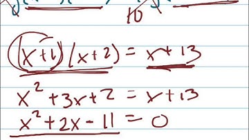 Solve log(x+1)(x+2)=log(x+13)