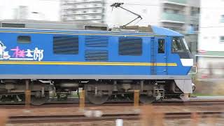 JR貨物 EF210-324号機(吹田)+コキ25両 貨物列車1072レ 2024.03.02