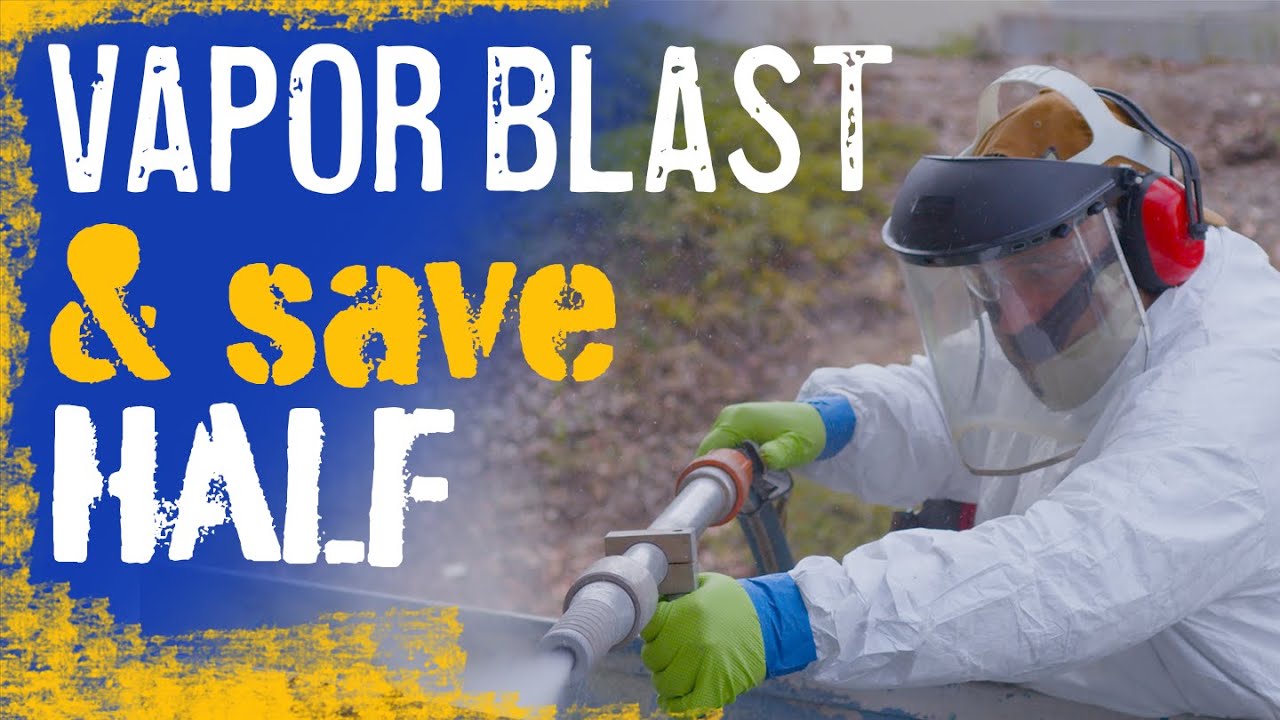 Vapor Abrasive Blasting | Blasting With Pressurized Water, Not Air | Cut Costs In HALF