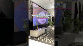 The most sought-after home theater! True-to-life colors without glare, stunning TV#100" ALR Screen
