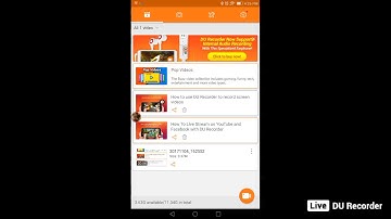 download DU recorder on the app store