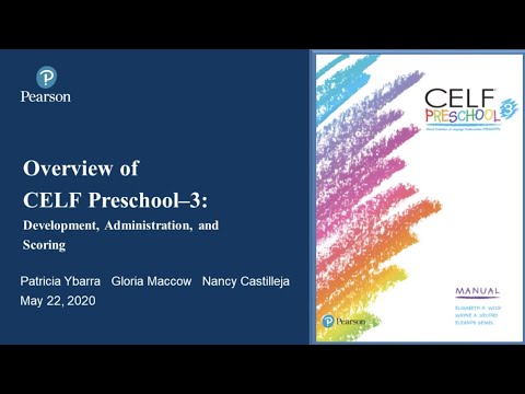 CELF Preschool-3 Administration, Scoring and Reporting - YouTube