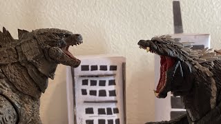 Legendary Godzilla VS Godzilla Ultima Stop Motion Battle