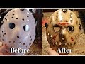 4 ebay jason mask makeover jason voorhees mask diy tutorial friday the 13th