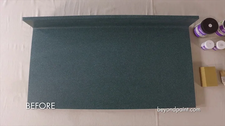 Beyond Paint | Countertop Makeover | Dual Color Application | Granite-Like Finish