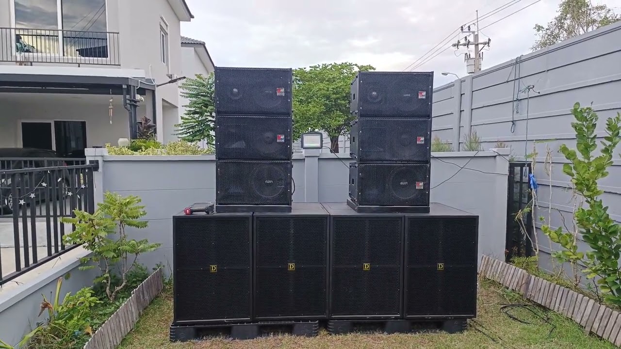 #ทดสอบเครื่องเสียงให้ลูกค้าชุด 4 ×6ตู้ 18 เทอร์โบเสียงกลาง 12 นิ้วpower 4 channelมิกซาวด์เบสคอสอีคิว