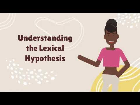 define lexical hypothesis