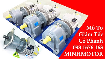 Động Cơ Giảm Tốc Có Phanh Thắng Từ GHM, 0901460163, MinhMotor