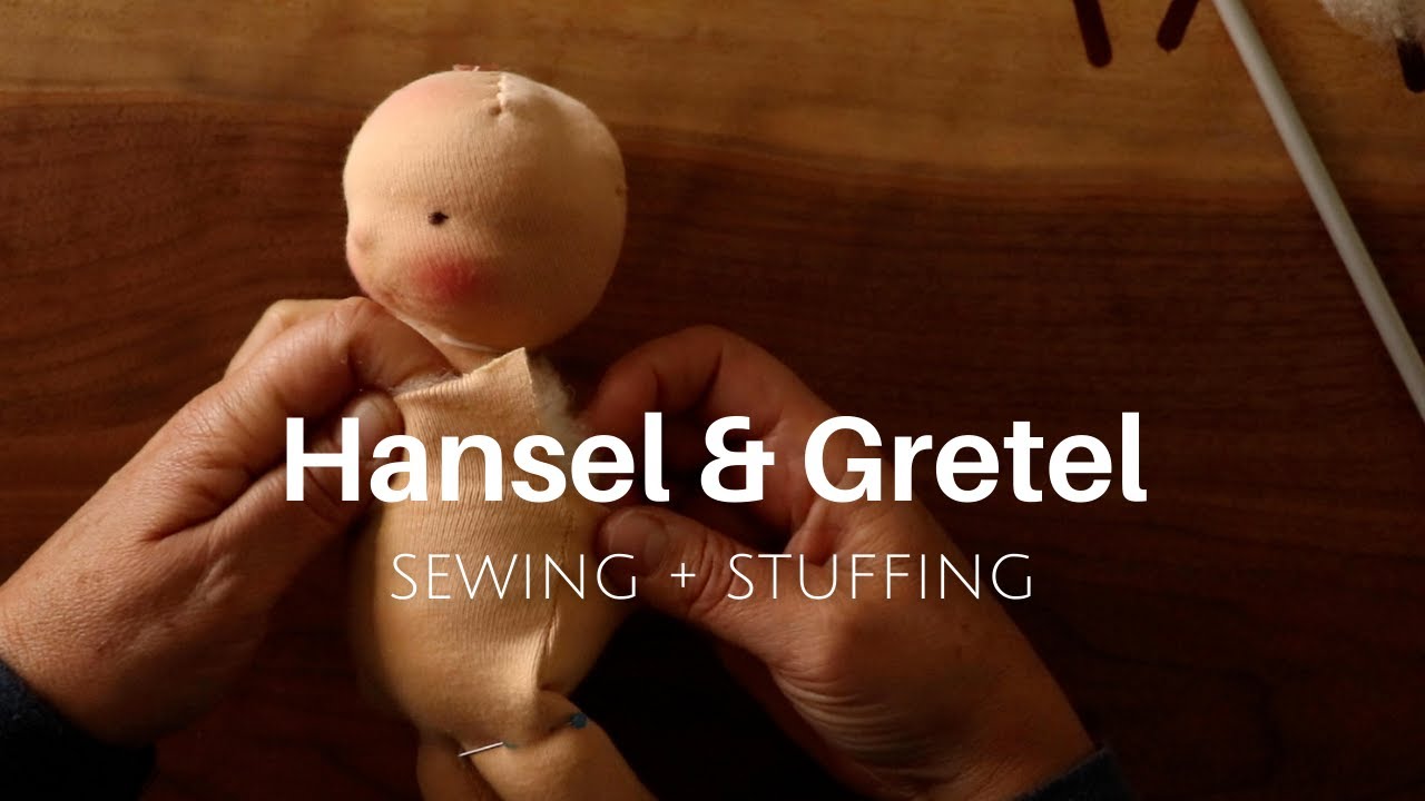 Hansel and Gretel | Dollmaking Series | Part 4: Tracing, Sewing and Stuffing the Dolls