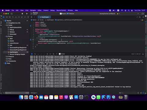 Runner [Firebase/Core][I-COR000005] No app has been configured yet - Flutter IOS