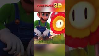 Luigi Finds A Fire Flower shorts